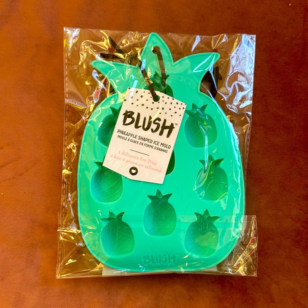 Blush Silicone Mold Pineapple Ice Cube Tray